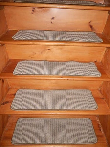 13 STEPS 9" x 30'' Stair Treads Staircase 100% WOOL . - Picture 1 of 6