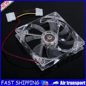 120mm PC Computer Clear Case Quad 4 LED Light CPU Cooling Fan 12cm AU - Bild 1 von 19