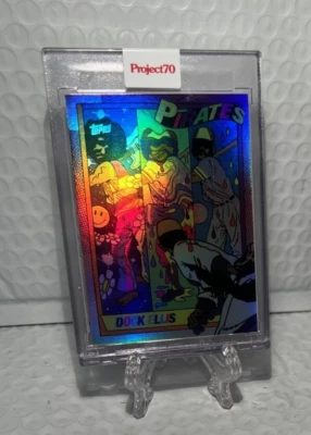 Topps Project 70 Card #109 1990 DOCK ELLIS ERMSY RAINBOW FOIL EDITION 60/70 - Image 1 of 4