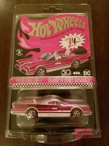 Hot Wheels 2018 Convention RLC Batman Classic TV Series Batmobile Pink Party - Picture 1 of 8