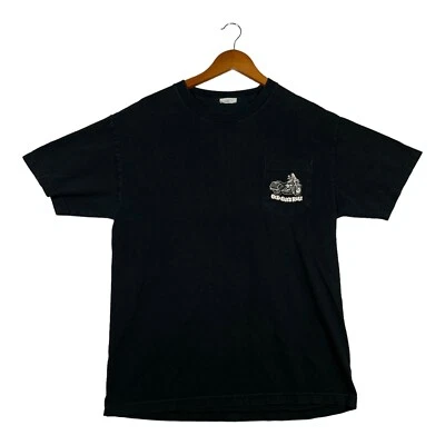 Camiseta negra para hombre Old Guys Rule Motorcycle talla L Foto 1 de 4