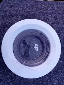6KG / 7KG WHITE KNIGHT TUMBLE DRYER DOOR IN WHITE COMPLETE WITH HINGE - Picture 1 of 6