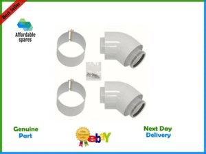 New Vaillant 45 Degree Boiler Flue ElbowS Pair 303911 Genuine* - Picture 1 of 1
