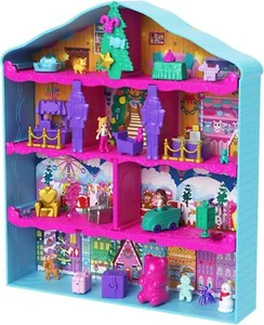 Polly Pocket Christmas Advent Calendar | Gingerbread House Playset & Doll Toy - Picture 1 of 7