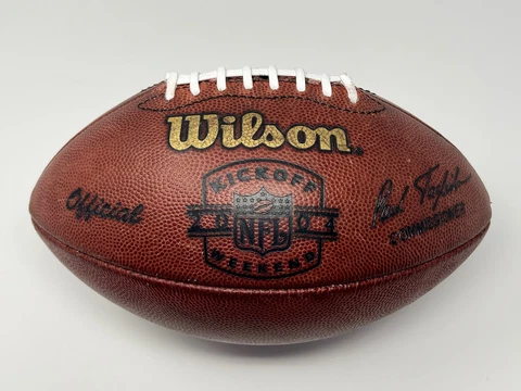 2004 NFL RARE Kickoff Weekend Game Issued Wilson NFL Game Ball Football Cover