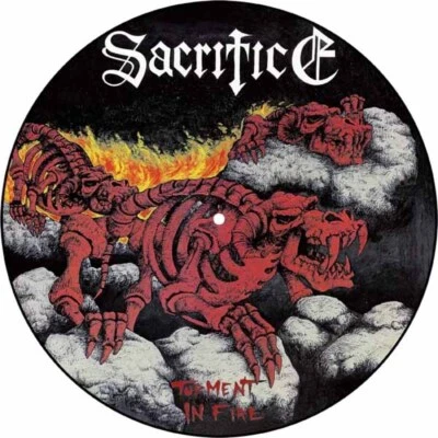 SACRIFICE - TORMENT IN FIRE PICTURE DISC - New Vinyl Record - Y72z - Image 1 of 2
