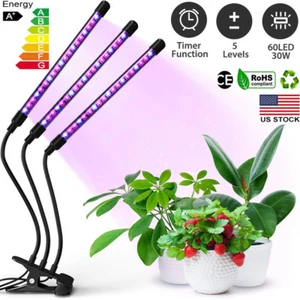Full Spectrum Plant Grow Lamp Dimmable Plant Light for Seedlings Indoor Plants - Picture 1 of 12