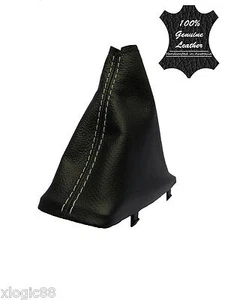 FORD FPV FG FGX LEATHER AUTOMATIC SHIFTER GEAR BOOT XR6 XR8 F6 GT- SILVER STITCH - Picture 1 of 1