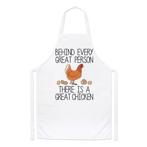 Behing Jede Großartig Person Verwittert Ist Ein Huhn Koch Schürze Lustig Kochen - Bild 1 von 1