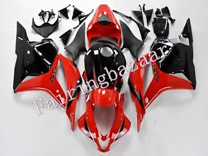 Fit for 2009-2012 CBR600RR Red Black ABS Plastic Injection Bodywork Fairing Kit - Picture 1 of 7