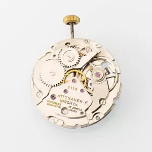 Wittnauer C11G 17j Manual Wind Watch Movement Good Balance Watchmakers Parts - Picture 1 of 3