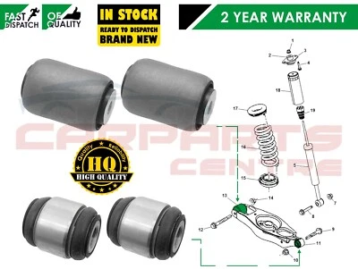 FOR 300C 3.0 CRD RWD REAR LOWER CONTROL ARM SPRING PAN INNER OUTER HUB BUSHES - Image 1 of 3