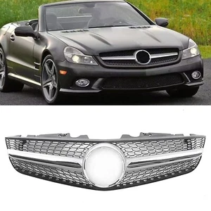 Für Benz R230 SL Klasse SL550 SL500 SL63 2009-2012 2011 Front Stoßstange Gitter - Picture 1 of 6