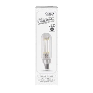 Feit Electric T8C/CL/VG/CALED 3.3W T8 E12 Equivalence Vintage Clear LED Bulb - Picture 1 of 3