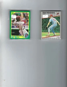 Fleer Score baseball card team set lot Philadelphia Phillies both sets - Picture 1 of 1