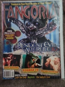 Fangoria #296 Sept.2010 Resident Evil Afterlife Dark Shadows Piranha 3D - Foto 1 di 1