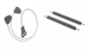 CERNIERA PORTA CORDE E MOLLE X 2 1783160300 1881050300 originale BEKO - Foto 1 di 3