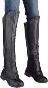 Z1R Leather Womens Motorcycle Street Riding Cruising Half Chaps size SM/MD - Picture 1 of 6