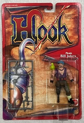 Pirate Bill Jukes-Figura de acción-Gancho-Mattel-1991-COMO NUEVO Foto 1 de 2