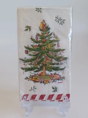 Spode Christmas Holly & Ribbon 3 Ply Paper Guest/Dinner Napkins 32 Count - Image 1 of 2