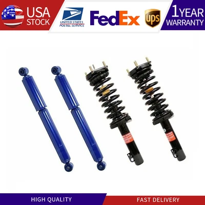 Juego de 4 muelles helicoidales y amortiguadores traseros Monroe para Jeep Foto 1 de 4