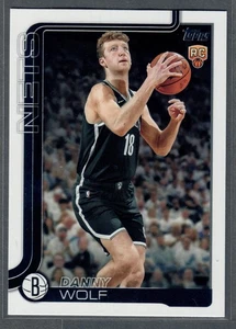 2025-26 Topps Danny Wolf Rookie #227 Nets RC cantidad - Imagen 1 de 2