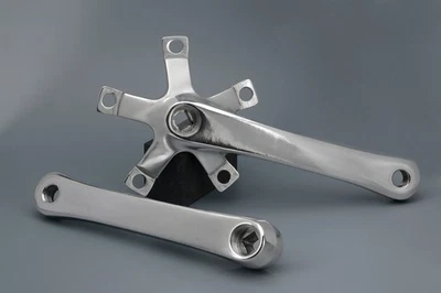 Vintage Shimano Deore FC-MT60 Cranks for Triple Buffed & Polished; 170mm - Image 1 of 2