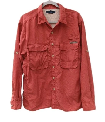 Ex-Officio Long Sleeve Fishing Shirt Button-down Collar Vented Hiking Medium - Image 1 of 4