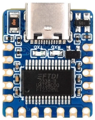 Waveshare USB-zu-UART (TTL) Mini-Kommunikationsmodul, FT232RNL, 300bps-3Mbps,