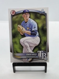 2025 Bowman Prospect Owen Wild 1st Bowman Tampa Bay Rays #BP-14 - Picture 1 of 3