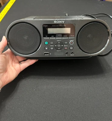 Sony Personal Audio System ZS-RS60BT Bluetooth Radio CD USB Stereo Speaker - Image 1 of 4