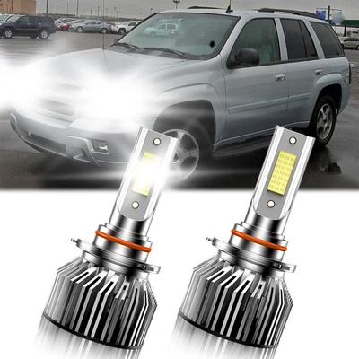 For Chevrolet Trailblazer 2002-2009 2x LED Headlight Kit Bulbs Low Beam 6000K - Image 1 of 4