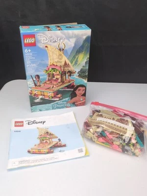LEGO Disney Princess 43210 Moana’s Wayfinding Boat 100% Complete Retired Set - Image 1 of 4