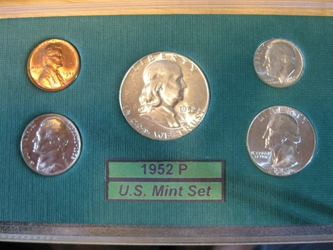 1952 P US Mint Set Brilliant Uncirculated! Cover