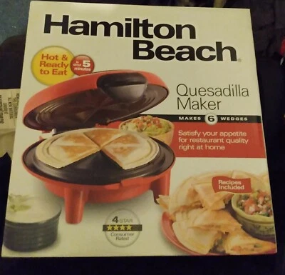 NEVER OPENED Hamilton Beach 25409 Quesadilla Maker - STILL IN ORIGINAL BOX! - Image 1 of 4
