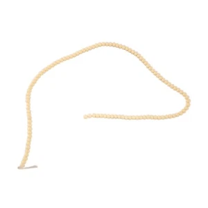 Cuerda de cuentas de vidrio crema de 4 mm para hacer joyas - TPG4CREAM - Imagen 1 de 1
