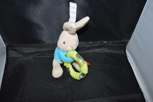 Peter Rabbit Plush Stuffed 7" Toy Baby Rattle Teether World Beatrix Potter K4 - Picture 1 of 3