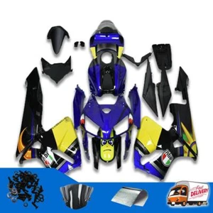 FD Injection Yellow Blue Plastic Fairing Fit for Honda 2005-2006 CBR 600RR b0125 - Picture 1 of 12