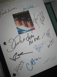 Guión de película firmado A Few Good Men X12 Tom Cruise Jack Nicholson Demi Moore repetido - Imagen 1 de 1