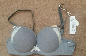 Sujetador Freya Deco Delight con aros moldeado multidireccional 34C gris AA1561 ¡NUEVO!! - Imagen 1 de 3
