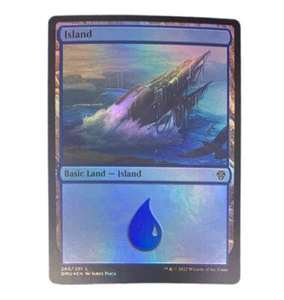 Island (265) Magic The Gathering Dominaria Basic Land Foil MTG NM X1 - Picture 1 of 2