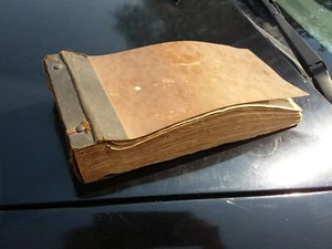Antique 1912 Pharmacy Prescription Drug Book Medical History LA Cali Paper Ephem - Picture 1 of 12