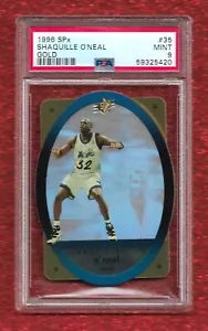 SPx Gold #35 1996 Shaquille O'Neal PSA 9 como nuevo Pop 50 Hof Orlando Magic - Imagen 1 de 1
