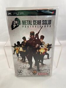 Metal Gear solide tragbare Ops Playstation PSP Videospiel komplett CIB & VERSIEGELT
