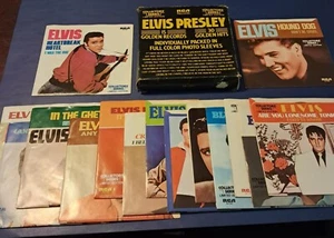 15 Elvis Presley 45 RPM Golden Records 30 Golden Hits Collectors Series Box Set - Picture 1 of 10