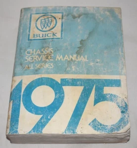 1975 Buick Series Chassis All Series Service Manual OEM Softcover - Picture 1 of 10