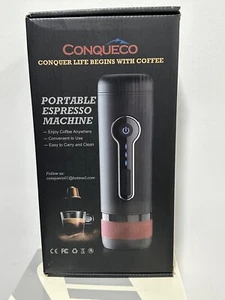 CONQUECO Portable Coffee Maker: 12V Travel Espresso Machine - Picture 1 of 5