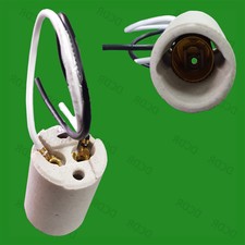 E14 SES Ceramic Light Bulb Lamp Holder 145mm Cable Pre-Wired Porcelain Socket