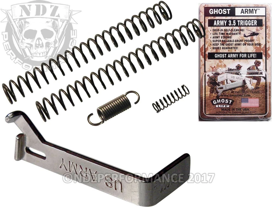 Ghost 3.5lb Army Trigger Connector for Glock Gen 1-4 - Choose Spring Kit - Image 1 of 1