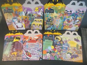 Batman The Animated Series  "Complete Happy Meal Box Set"  Mint  McDonald's 1993